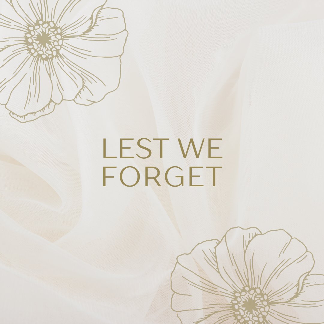 Today, we pause in gratitude to honour the courage and sacrifice of those who served - and those who continue to serve - to protect our freedom.

Their bravery, selflessness, and devotion to peace will never be forgotten.

Lest we forget.