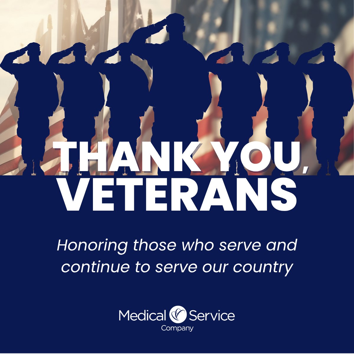Today we honor the courage, dedication, and sacrifice of all who have served in the U.S. military. Thank you for protecting our nation and preserving our freedom. #VeteransDay #ThankYouVeterans #HonoringOurHeroes