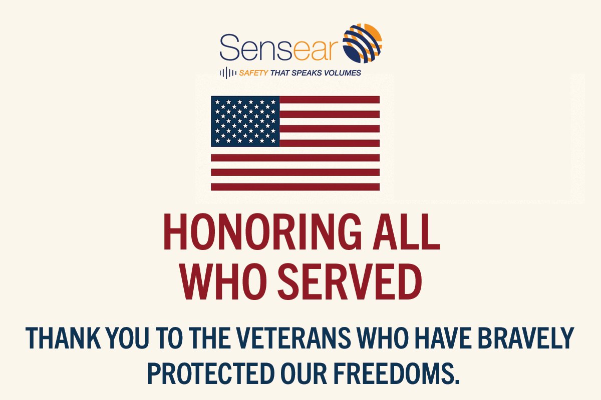 To all who have served in the U.S. Armed Forces: thank you for your sacrifice, strength, and unwavering resilience. We are grateful for you today and every day.

#VeteransDay #ThankYouVeterans #HonoringAllWhoServed #MilitaryAppreciation #Sensear #VeteranSupport #Gratitude