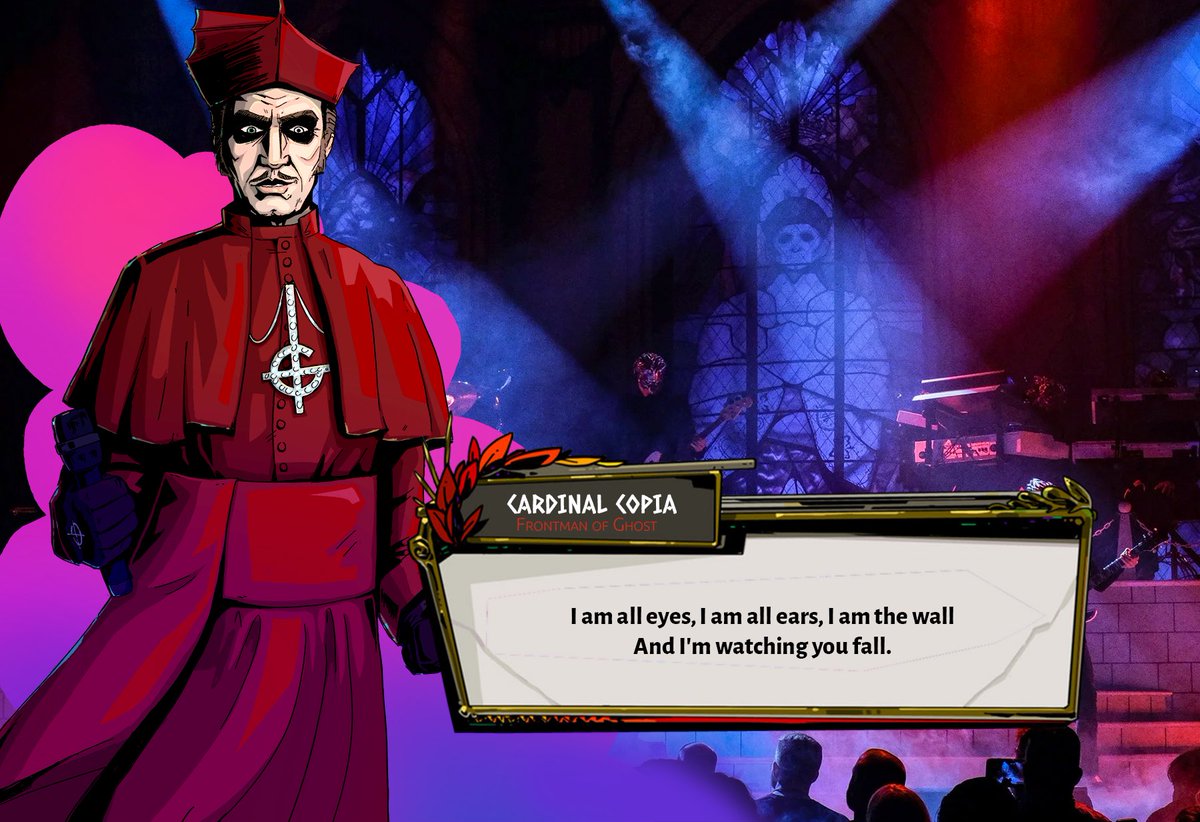 Lemmielem's tweet image. Faith is MINE. 

#thebandghost #cardinalcopia #hades2