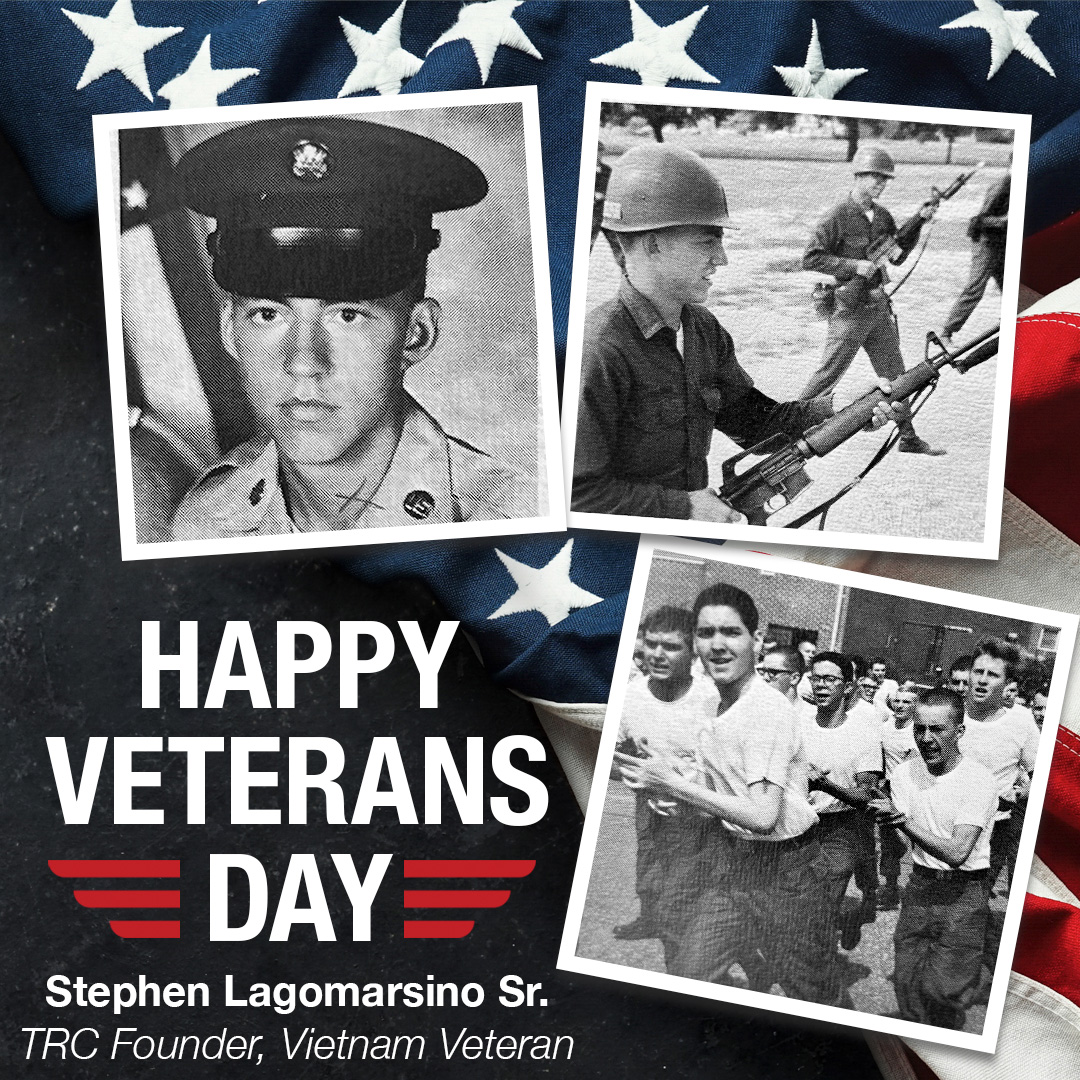 On Veterans Day, we honor all who served and one of our own: TRC Electronics founder Stephen Lagomarsino Sr.

His courage, resilience, and commitment continue to shape who we are at TRC.

Thank you to Stephen and to every veteran who has worn our nation’s uniform to serve for us!