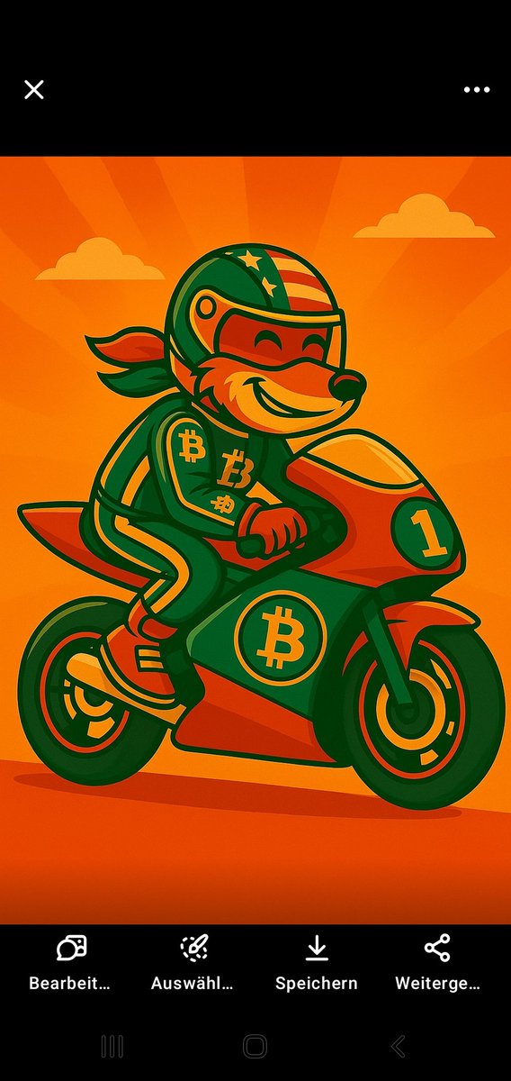 🔥 The Bitcoin Weasel hits the track! 🏍️💨
Dressed in his Bitcoin racing suit and flying the American spirit 🇺🇸 — he’s speeding toward the future of crypto! 💰⚡

#Bitcoin #BTC #CryptoArt #Blockchain #FreedomMoney #WeaselPower
