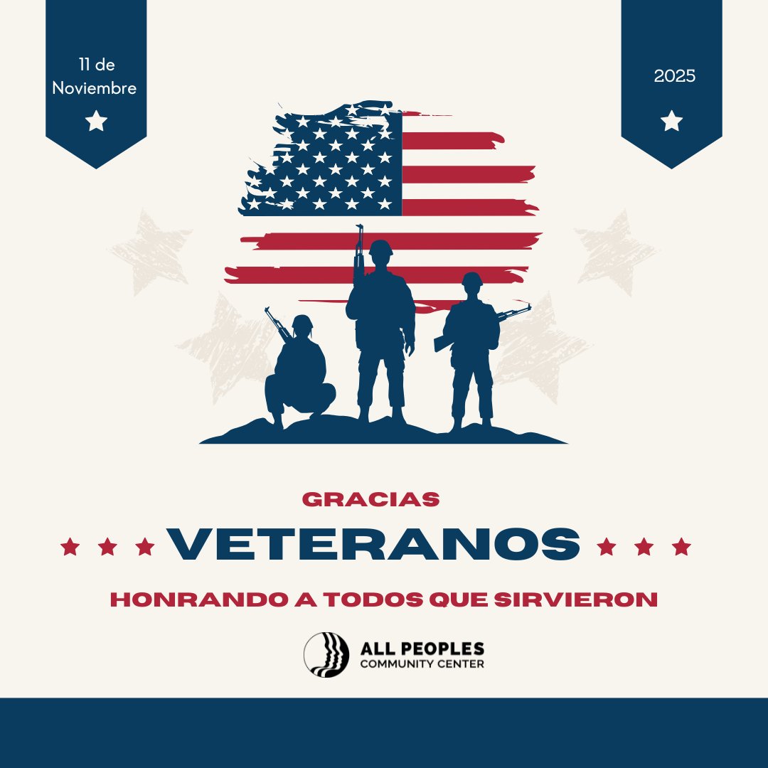 All Peoples will be closed on Tuesday, November 11 in observance of Veterans Day. Thank you to our heroes. #AllPeoples