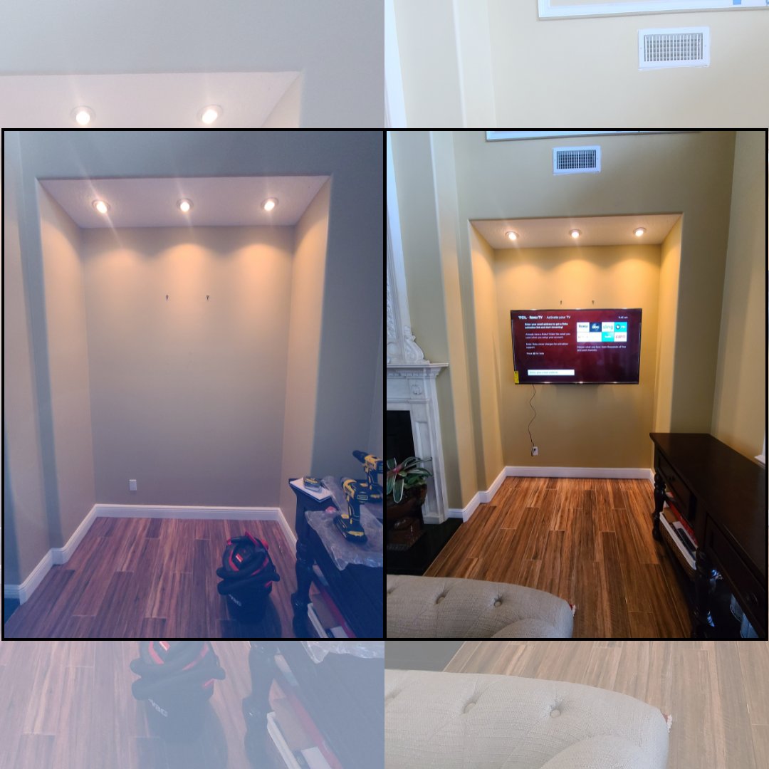 PalmCoastPCSvcs's tweet image. We love helping our clients transform their living spaces with our professional TV mounting services. No messy wires, no uneven angles—just a sleek setup that fits your room perfectly. Call us today! #TVMounting
computerrepairpalmcoast.com/tv-mounting