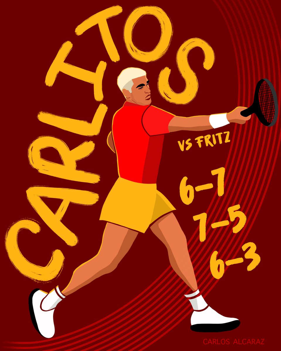 oktennis's tweet image. ‼️VINCE ALCARAZ: 6-7(2), 7-5, 6-3‼️
Partita stupenda con #Fritz che mette in grande difficoltà #Alcaraz.
Lo statunitense avrebbe anche diverse opportunità di break nel secondo, ma non le sfrutta e cede nel terzo set.
Bravissimo Carlitos nei momenti importanti.

#NittoATPFinals