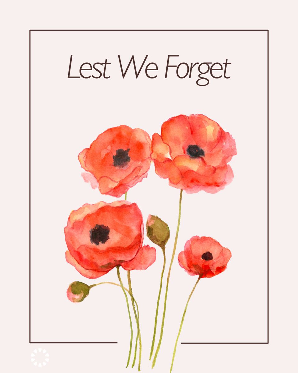 Today, we pause to honour and remember those who served for our freedom. Lest we forget. ❤️ 

#WeRemember #Remembranceday #Freedom #LestWeForget #Thankyou #Novemeber11
