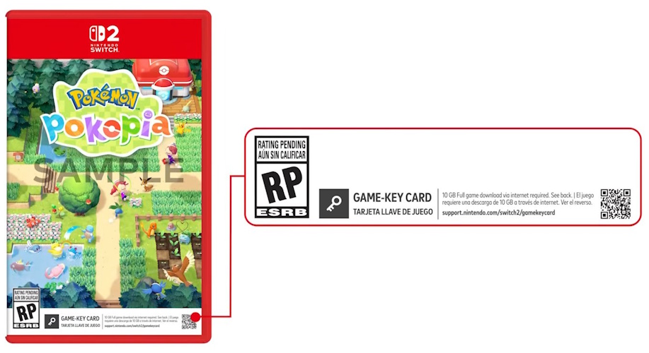 Mauvaise nouvelle, le jeu Pokémon  ̶ ̶ ̶ ̶ ̶ ̶M̶a̶t̶t̶ ̶ ̶ ̶ ̶ ̶ ̶ ̶   Pokopia sera le premier jeu édité par Nintendo sous forme d'une cartouche-clé / game key card 😭