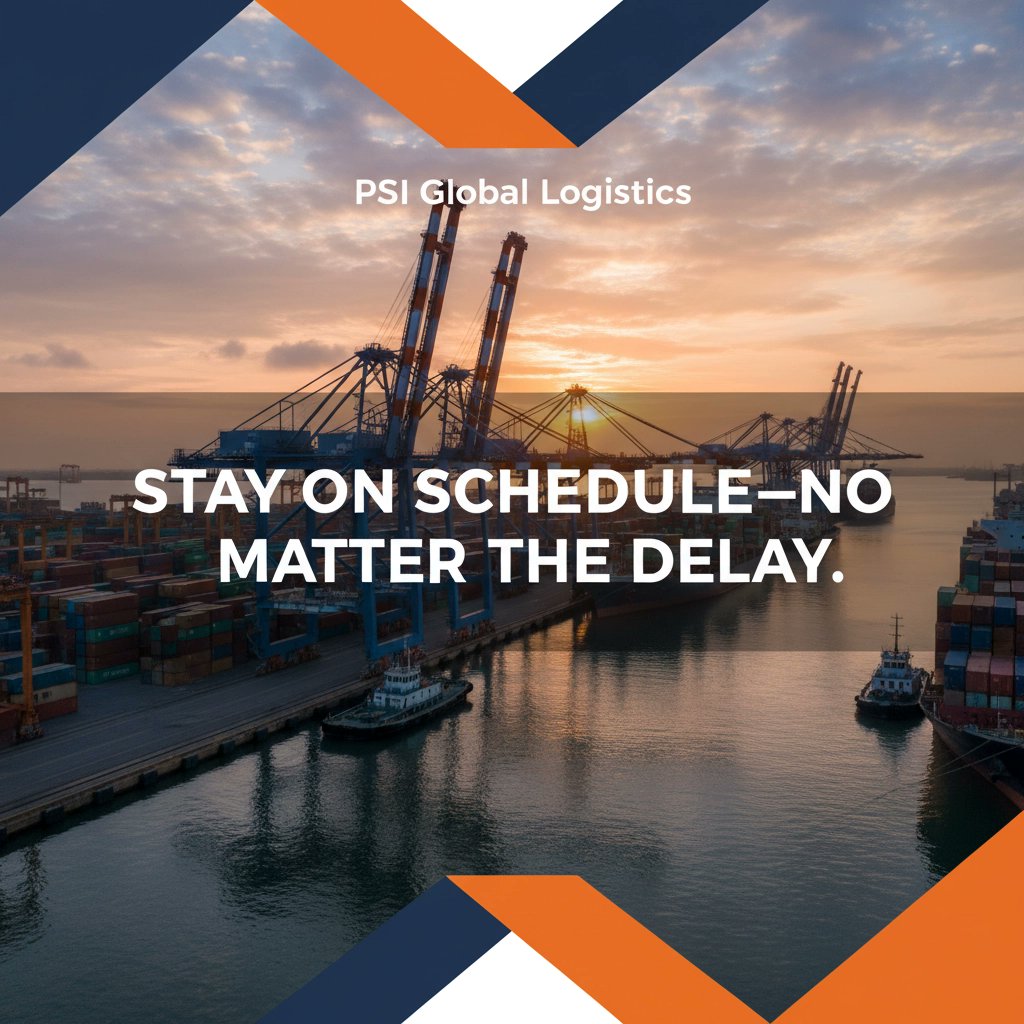 psishipping's tweet image. Port delays happen: but your deadlines shouldn’t suffer. With PSI Global Logistics, real-time tracking and proactive solutions keep your shipments on schedule. Let us handle the hassle, so you can focus on your business. #GlobalFreight #LogisticsDoneRight