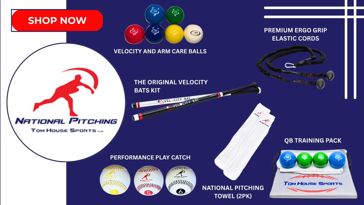 NPA_Pitching's tweet image. Train like a pro with professional-grade pitching tools! 

Explore our online shop for products designed to enhance your strength, mechanics, and recovery. ⚾ Shop now and make real improvements to your pitching.

#BaseballTraining #PitcherTraining #NationalPitching