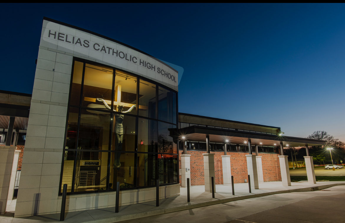 OzarksTechAVC's tweet photo. Starting the day at @heliascatholic  talking to students about the programs at @OTCedu that lead to in-demand careers. Stop by my table during 1st lunch. #ozarkstech https://t.co/J0aTydSCjB