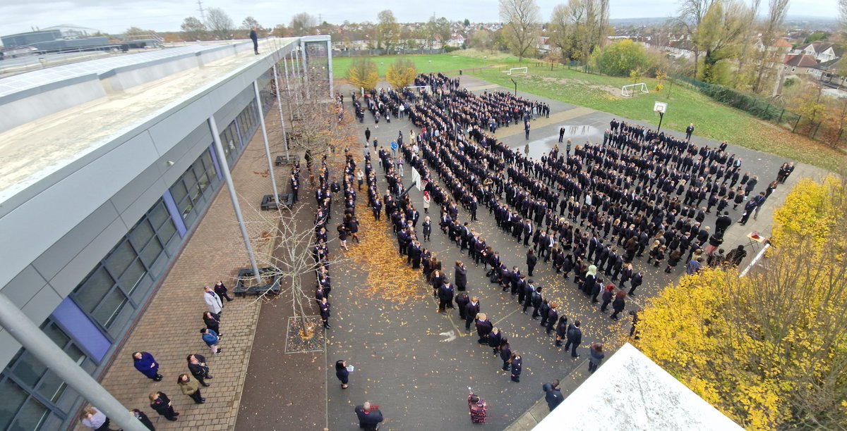 At Harris Falconwood we remember. Thank you to Mr Hadi for leading us in remembrance today.