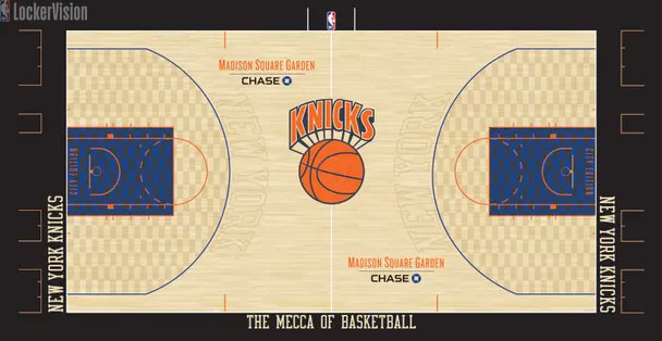FIRST LOOK: The Knicks' 2025-26 City Edition court 🔥