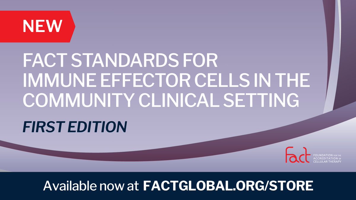 Foundation for Accreditation of Cellular Therapy tweet media