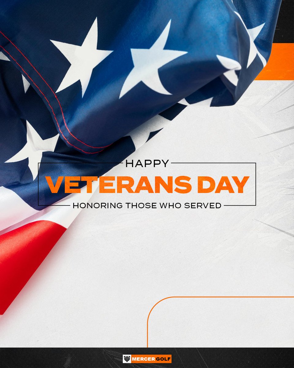 MercerWGolf's tweet image. Thank you, Veterans 🇺🇸

#GoBears #MUWS