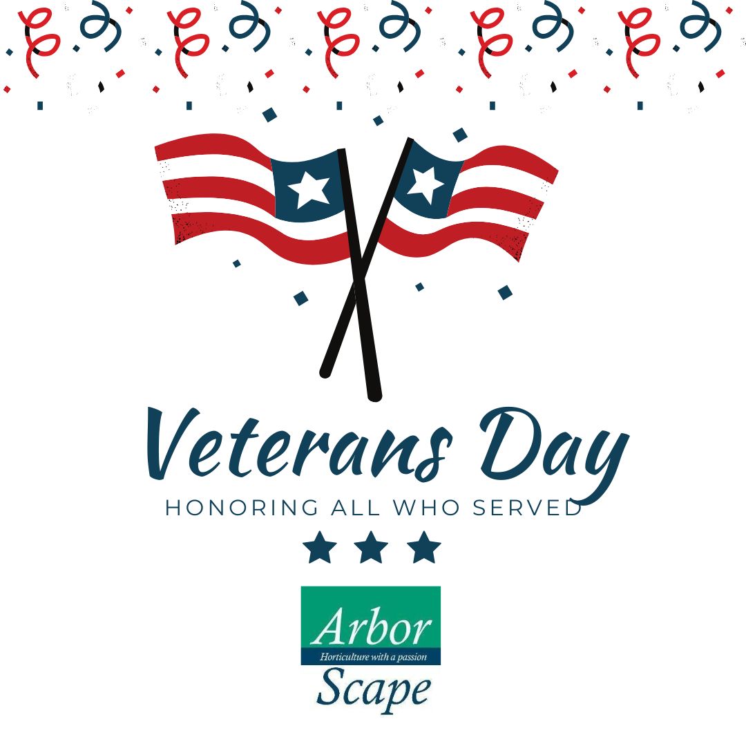ArborScape is a veteran-owned company. To honor those who served, we offer a 5% discount on all our tree care services for veterans and active military. Call today for a free quote! (303) 806-8733

#veteransday #veteranowned #honoringthosewhoserved #MilitaryAppreciation