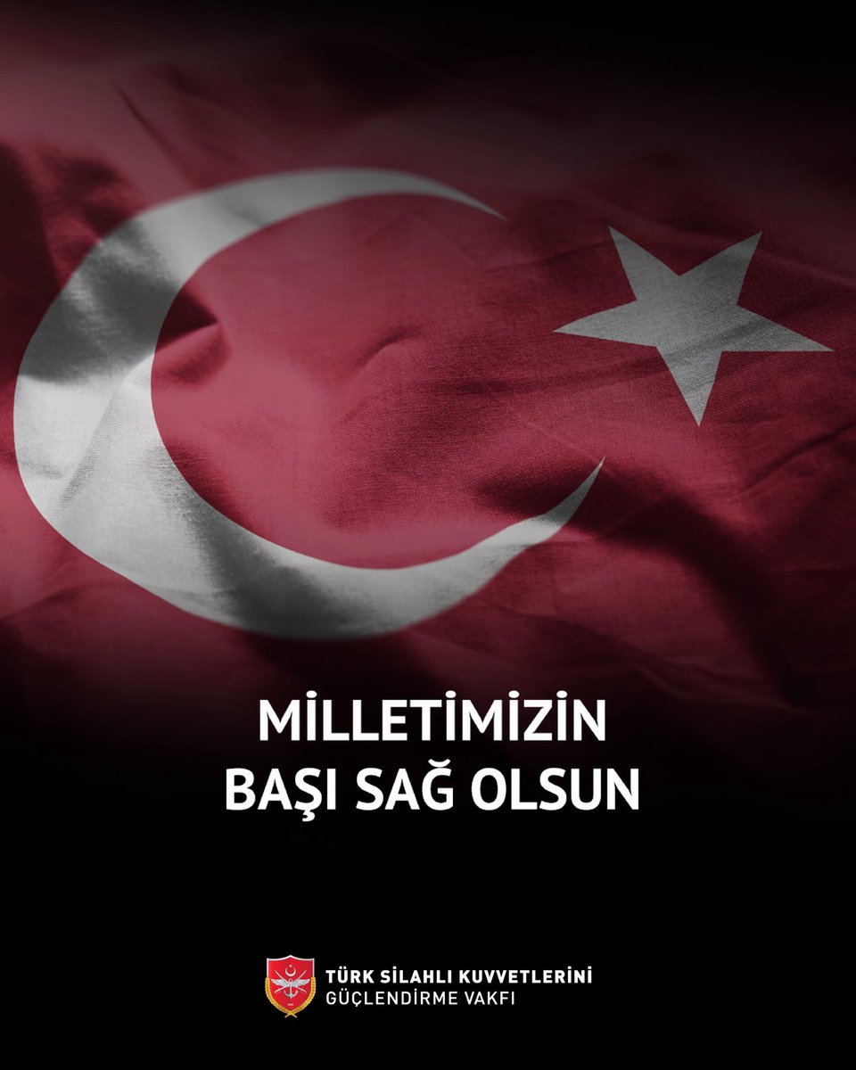 tsk_gv's tweet photo. MİLLETİMİZİN BAŞI SAĞ OLSUN 🇹🇷

Azerbaycan’dan Türkiye’ye dönüş seferini gerçekleştiren askerî kargo uçağımızın Gürcistan’da düşmesi sonucu şehit olan kahraman askerlerimize Allah’tan rahmet, kederli ailelerine, yakınlarına ve aziz milletimize başsağlığı diliyoruz. https://t.co/Ht6xzWkoWJ