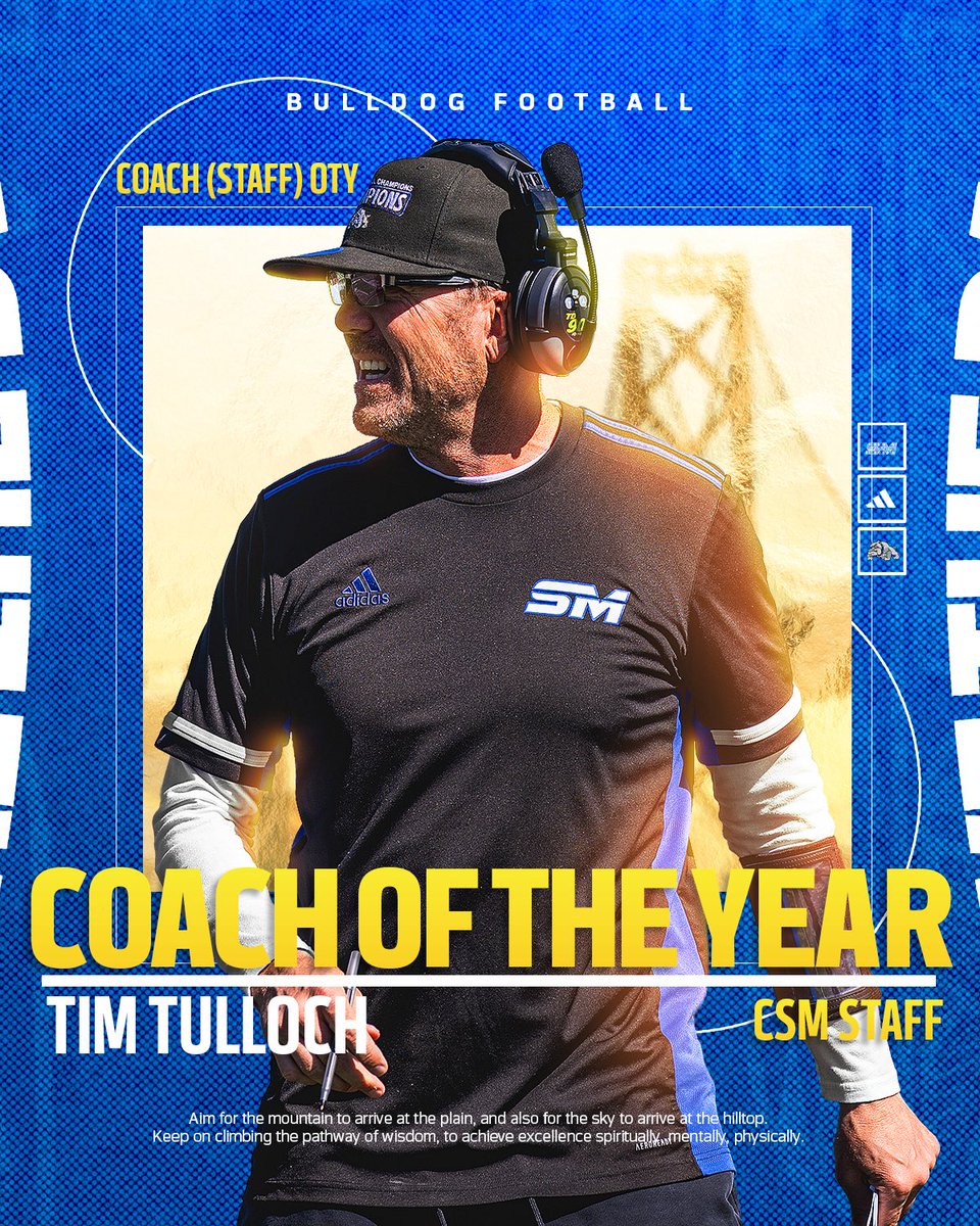 CSM_Football's tweet image. Our very own @coachTcsm! Made possible by the best staff in the game.