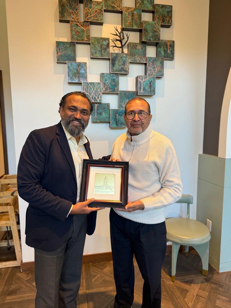 #Day4 in #Houston

The #BITSPilani leadership delegation, Prof. Arya Kumar, Dean of Alumni Relations, and Mr. Sachin Arya, Head of Alumni Relations, had the pleasure of meeting Rajesh Chelapurath, President &amp; Managing Member of Ceera Investments, LLC (Houston).