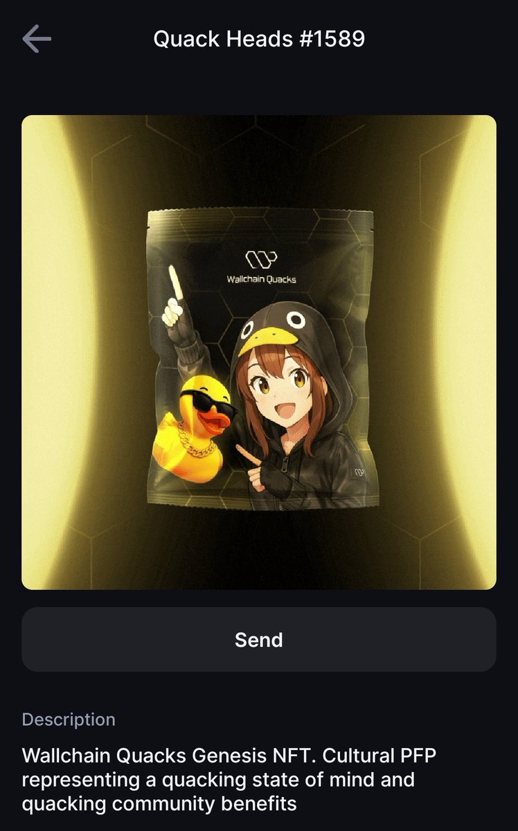 Just  minted <a href="/wallchain/">Wallchain Quacks</a> quacks stage 2

I will be waiting patiently for reveal 😌 
<a href="/kyparus/">yurii | quacks.app</a> and magic eden thanks for the smooth mint.😎

Quack Quack .