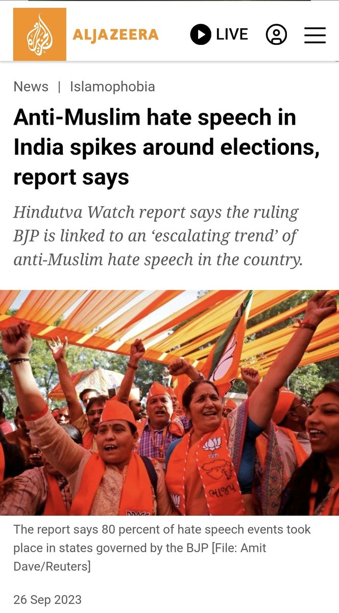 omeremran's tweet photo. 4/5 Social hostility:
Over a decade of propaganda has normalized suspicion. Hate crimes, mob lynchings, and disinformation have turned 'Muslim' into a political slur. State silence, (even complicity) deepens alienation. #modijiinbihar https://t.co/IPgbVOffX4