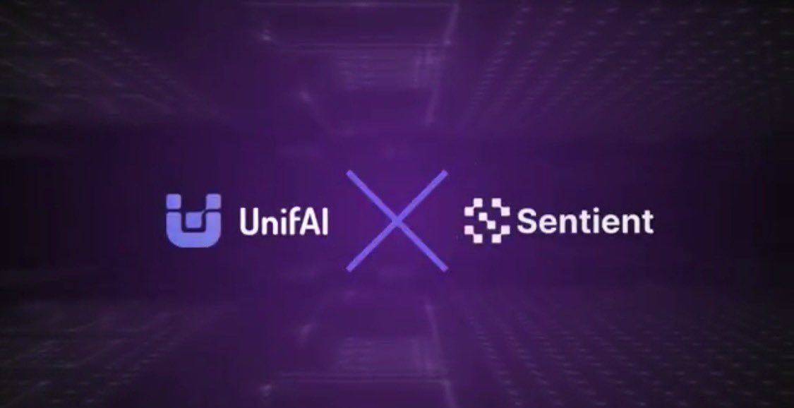 Quality partnership is where you find Sentient.

Another partnership deal in the bag and this time it’s with @Unifainetwork
UnifAI Network builds agents that combines artificial intelligence (AI) agents with decentralised finance (DeFi) tools. 

This partnership isn’t just about