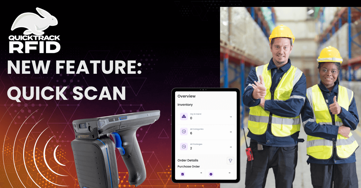 greytrunkRFID's tweet image. Scan. View. Done. ✅

The new Quick Scan feature in #QuickTrackRFID lets you scan inventory with your mobile device (like the Janam XR2) and instantly see product details - no desk needed.

Try it here 🔗: ow.ly/b7sl50XmztR

#RFID #InventoryTracking