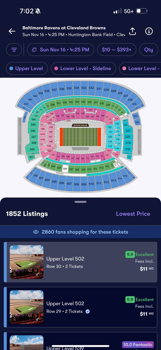 Hey <a href="/happygoColleen/">happygoColleen</a> and <a href="/GeminiComplex14/">Gerry R</a> what are you guys doing this weekend??? We got $11 ravens tickets 😭😭😭😭