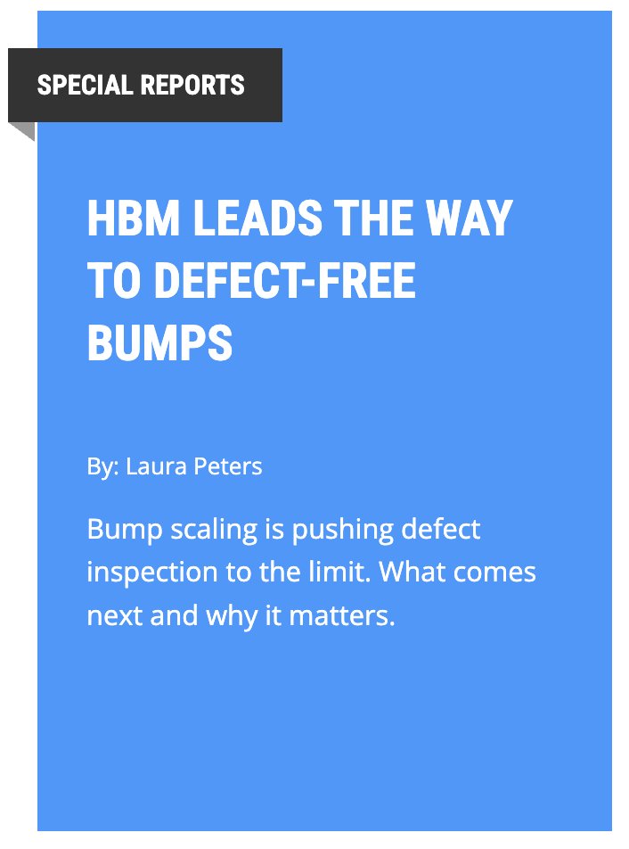 SemiEngineering's tweet image. HBM stands at the forefront of multiple technology developments as a critical enabler of AI, but it is one of the most difficult modules to manufacture.
semiengineering.com/hbm-leads-the-…
#HBM #HBM3 #HBM4 #microbumps #semiconductor
#inspection #AI