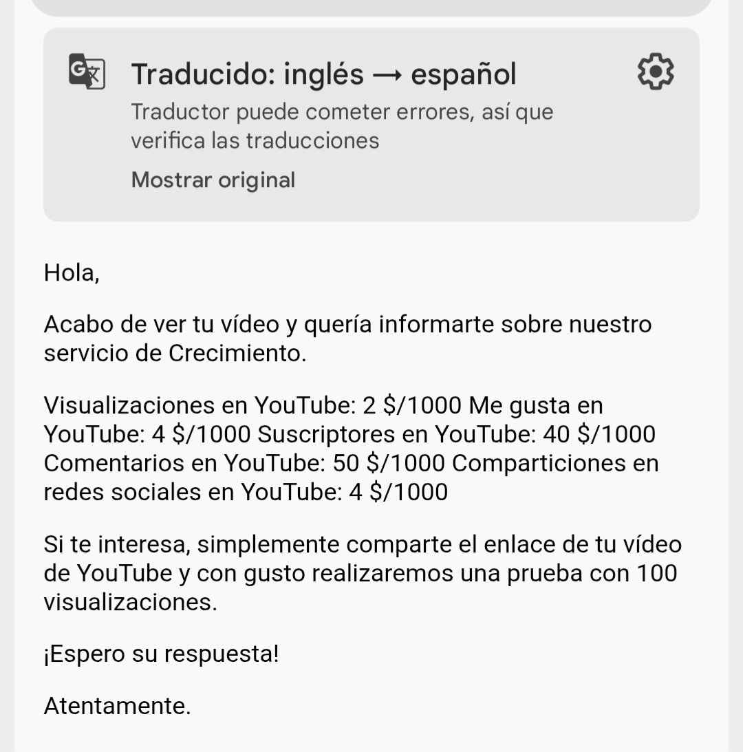 1000 visualizaciones por 2 dólares...
Qué barato sale autoengañarse.