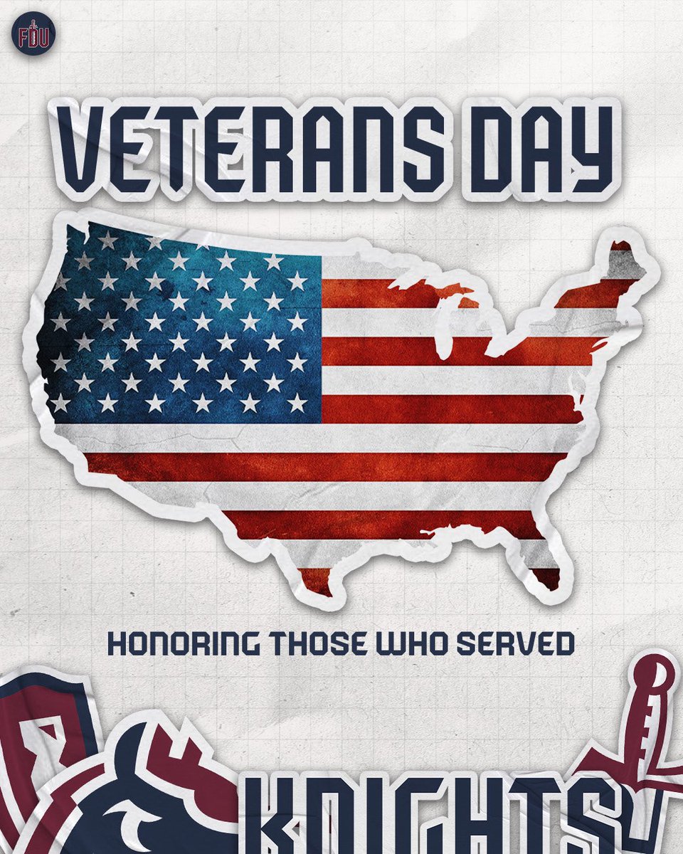 Happy Veterans Day. FDU thanks all who served. 

#uKNIGHTED
