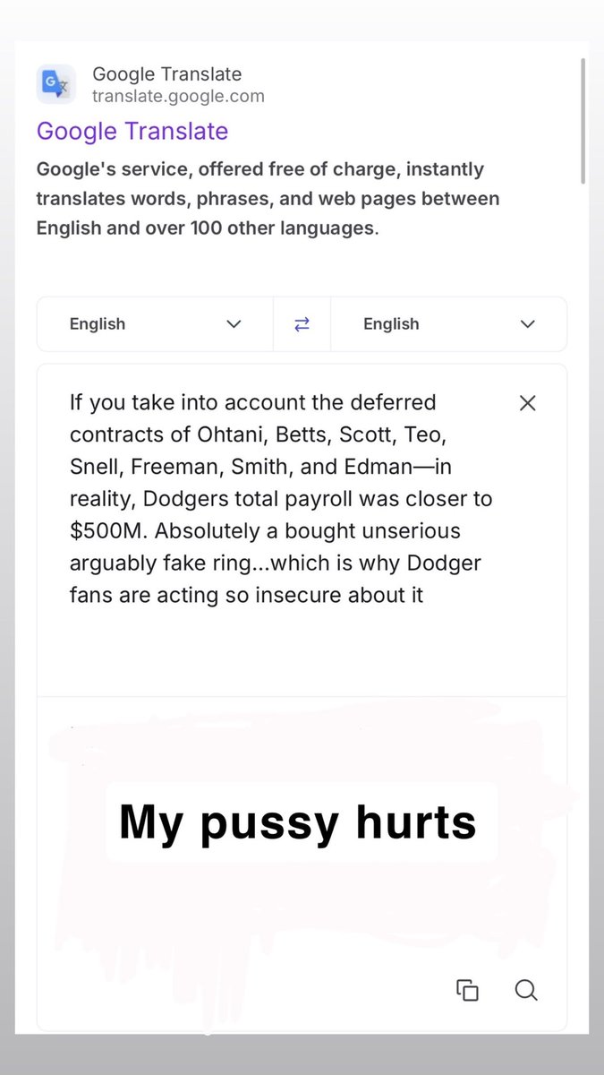 _jaydubbss's tweet photo. @Padres_Burner69 translation for the ones who don’t understand https://t.co/79wpQA7n05
