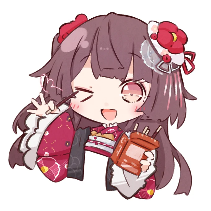 ポッキーをぽきっと食べる? (ポッキーの日の11月11日過ぎてました...!) #InahoGallery