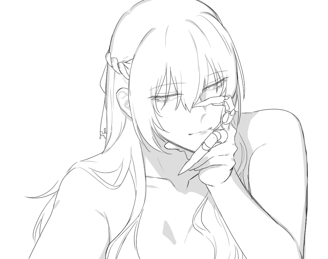 女が描きたい気分だった
狼～～～