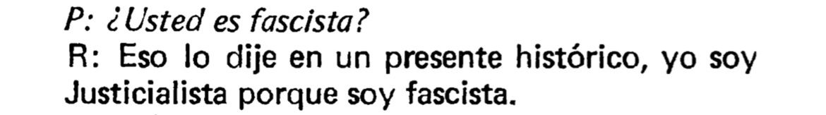ObscvratvsSol's tweet image. “Yo soy Justicialista porque soy fascista”.

— Alberto Eduardo Ottalagano.
