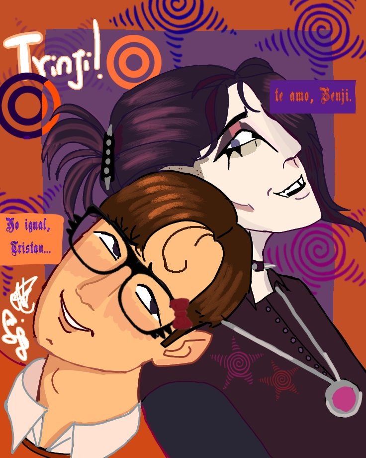 COMAN MIS NIÑOS DEL TRINJI COMANNNN 

Ojalá les haya gustado 💜🧡

VIVA EL TRINJIIIIIIII

#trinji #dctwt #cdtwt #digital #digitalart #fypシ #tristanvik #benjihattori