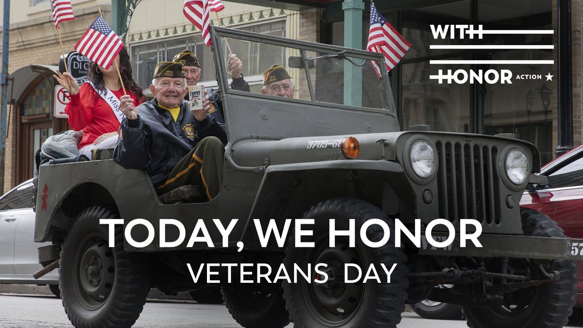 Today we honor those who served—and those who continue to serve through leadership and civic duty. Veterans embody integrity, courage, and commitment to something greater than self. Their example calls us to lead with the same purpose.

At With Honor Action, we carry this spirit