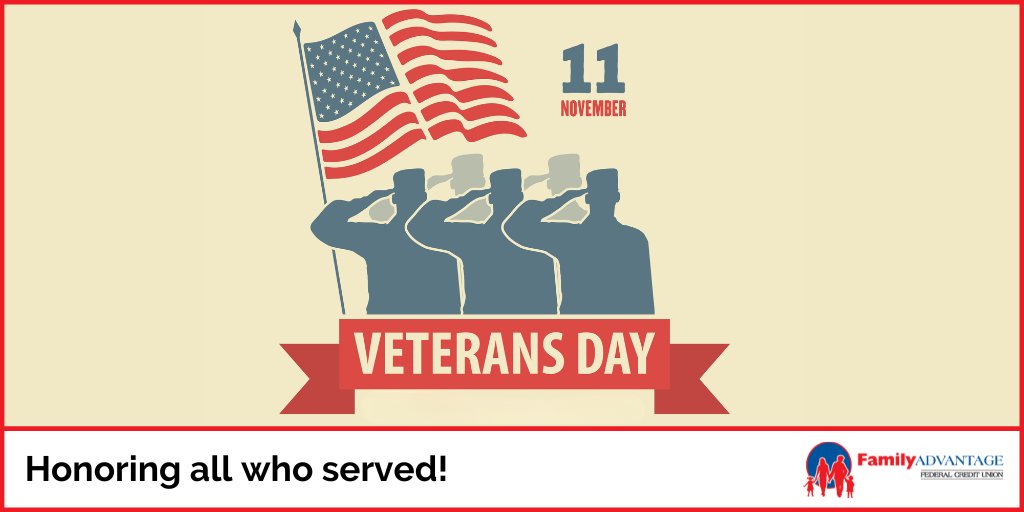 November 11 is more than a date on the calendar. It’s a reminder of the courage and sacrifice shown by those who served—and the freedoms we carry forward because of them. 🇺🇸 

Please note: our branches are closed today. Use our Online Banking.

#Tennessee