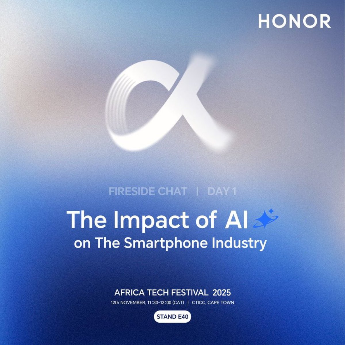 Competition Reminder!
Stand a chance to win the new HONOR X7d 📱
Simply guess the Fireside Chat topic, mention a speaker, follow <a href="/HonorAfrica/">HONOR South Africa</a>, and use #HONORXAfricaTech2025 #HONORX7d.
Don’t miss out