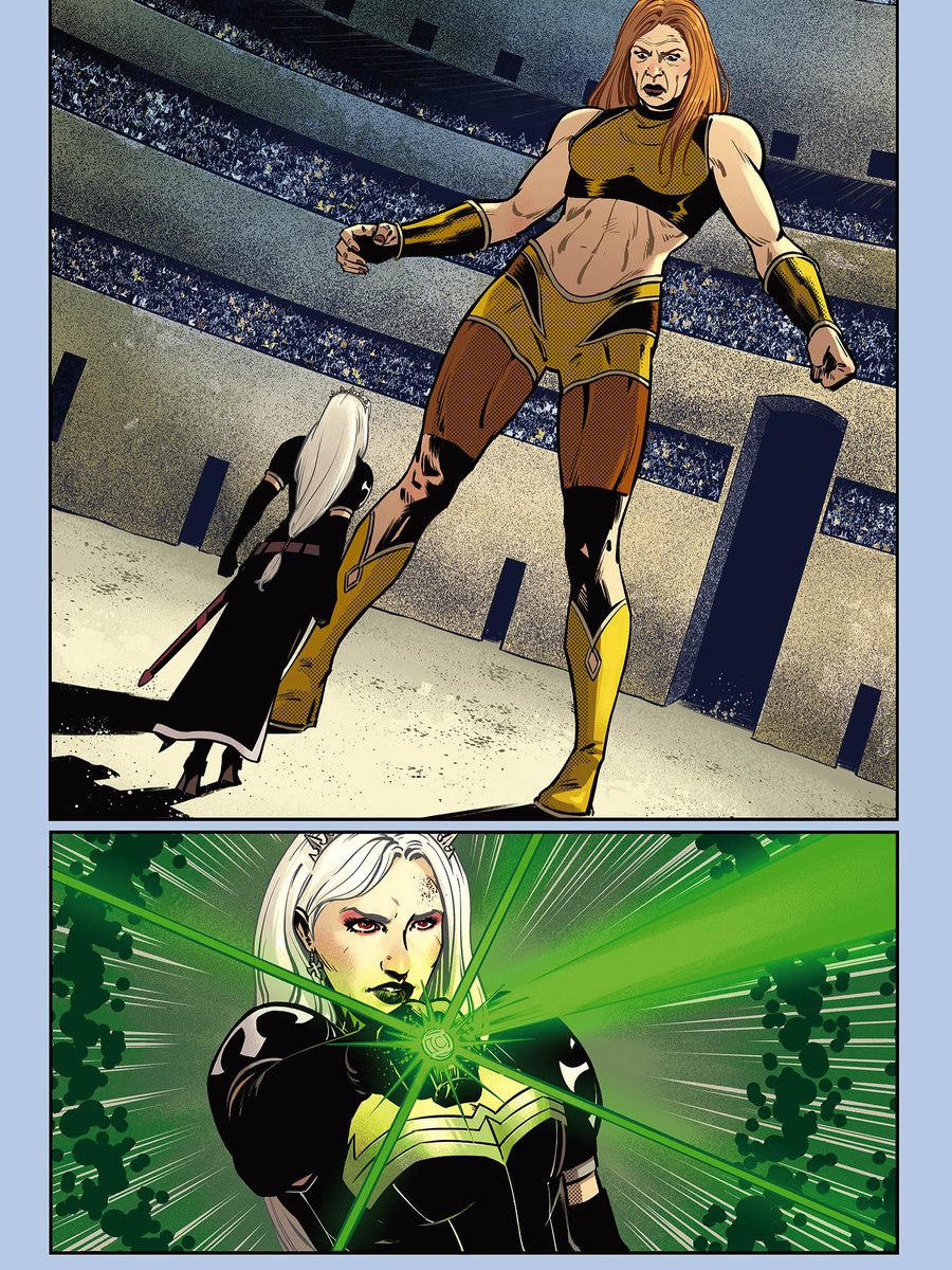 ComicsLeagueJT's tweet image. So Tom King is so desperate for his OC&apos;s to be a thing that he literally has Matriarch kill off all of Wonder Woman&apos;s villains in addition to the Amazons...and with a Green Lantern ring no less. The man just wants to replace Wonder Woman&apos;s characters with his own. Btw, King…