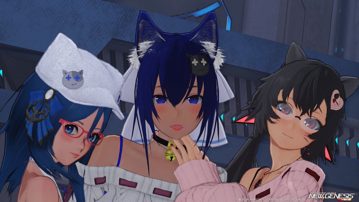 #PSO2NGS_SS 
#メンテの日じゃないけどssを貼る
な・か・よし～♪