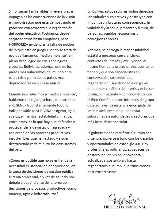 Senadora Cecilia Requena (@senadorarequena) on Twitter photo 