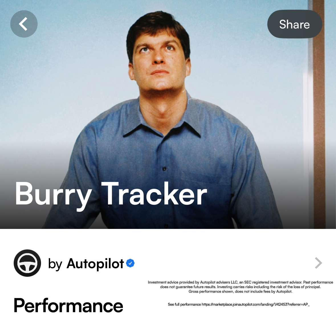 Michael Burry Stock Tracker ♟ tweet media