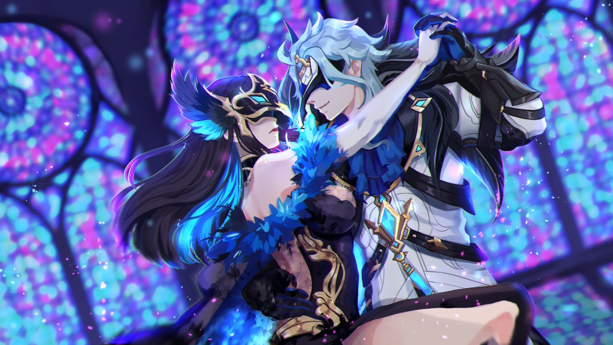 They dance beneath the silence of masks...
////🧬🧪
(This piece is from early 2024, and even though I’ve kept refining Nemesis’s design ever since 👀, I didn’t want to change this one. It still feels special, like the beginning of everything~)
#dottore #yumetwt