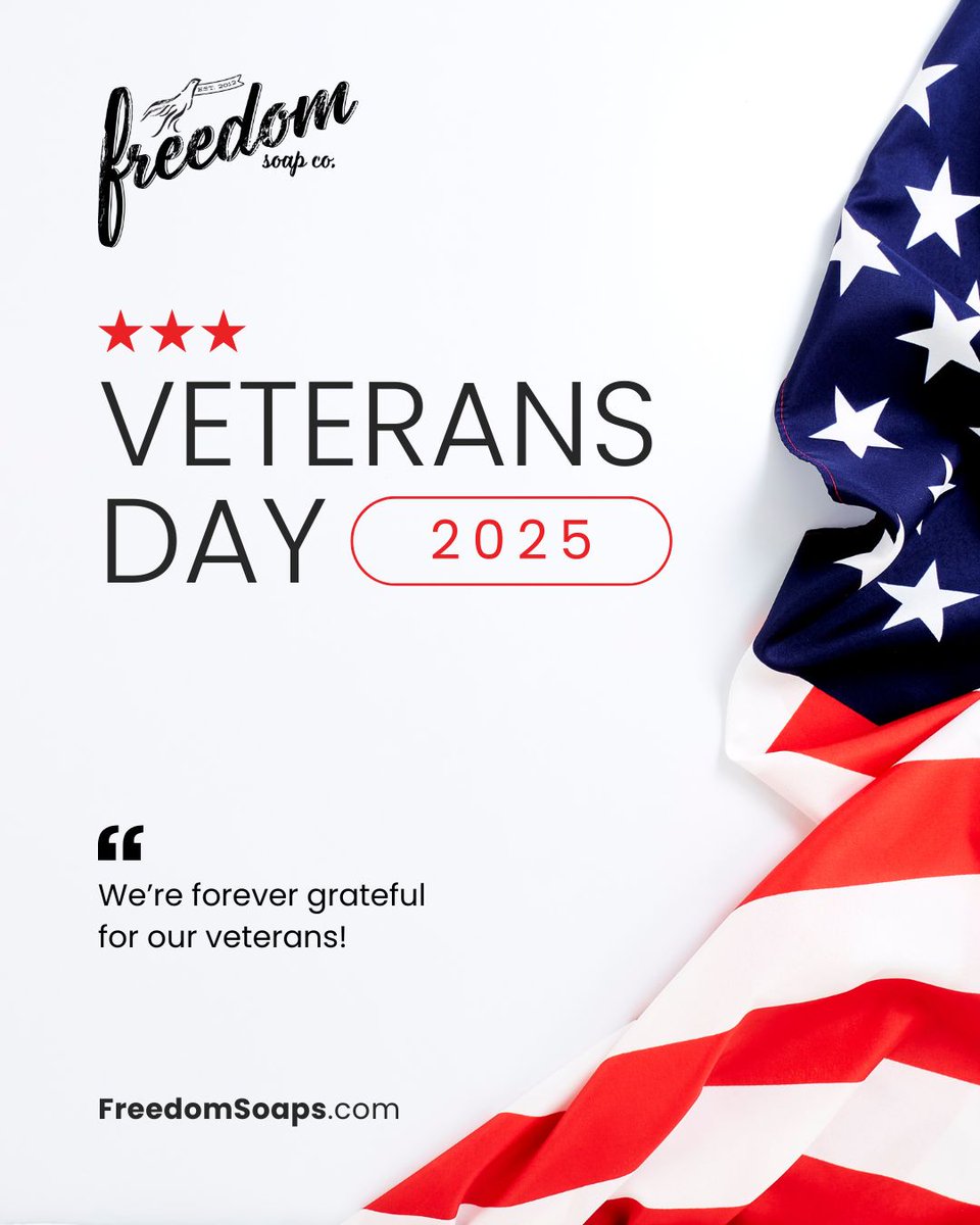 freedomsoaps's tweet photo. Thank you for your service and sacrifice! 🇺🇸 https://t.co/qMw2K51tY8