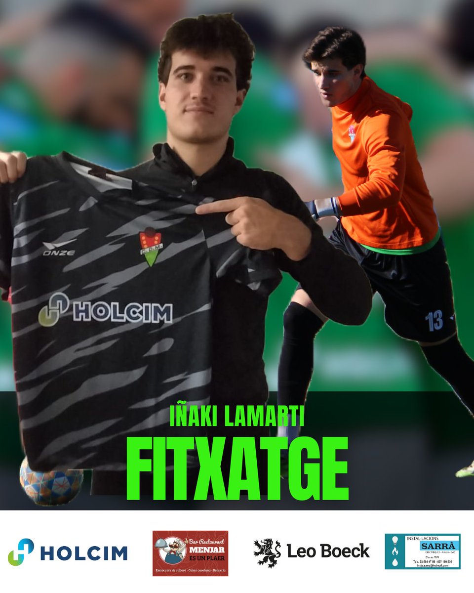 ✍🏻 IÑAKI LAMARTI, NOU FITXATGE

El porter, procedent del Sant Ignaci, reforça la defensa del conjunt de Juan Romero.

#endavantMontcada