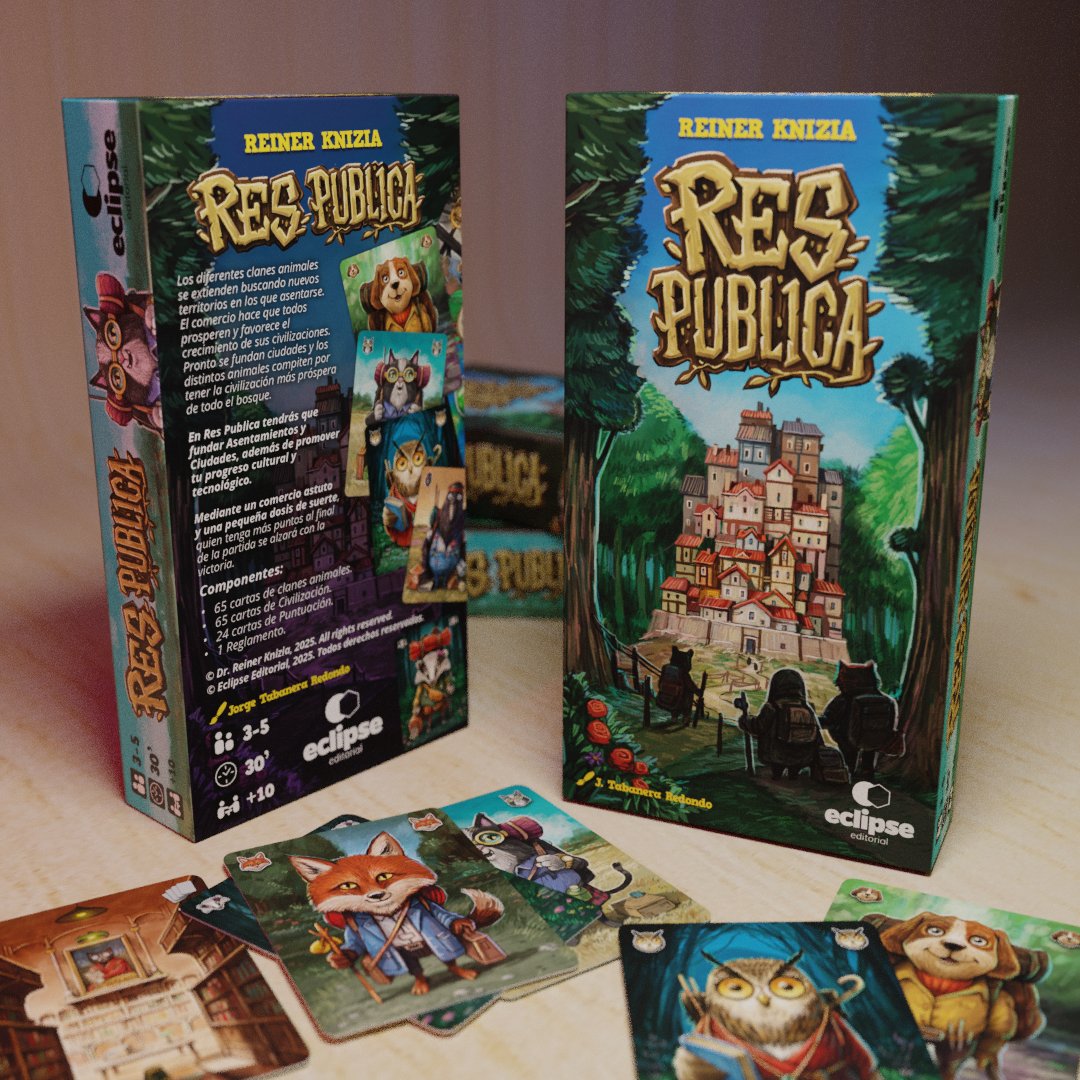 EclipseEditoria's tweet image. ¿Buscas un juego familiar, estratégico pero fácil de aprender?
¡Enhorabuena, lo encontraste! ✅
Res Publica es perfecto para introducir a nuevos jugadores en el mundo de los juegos de mesa
Mecánicas elegantes y profundas
dracoideas.com/shop/es/121-re…