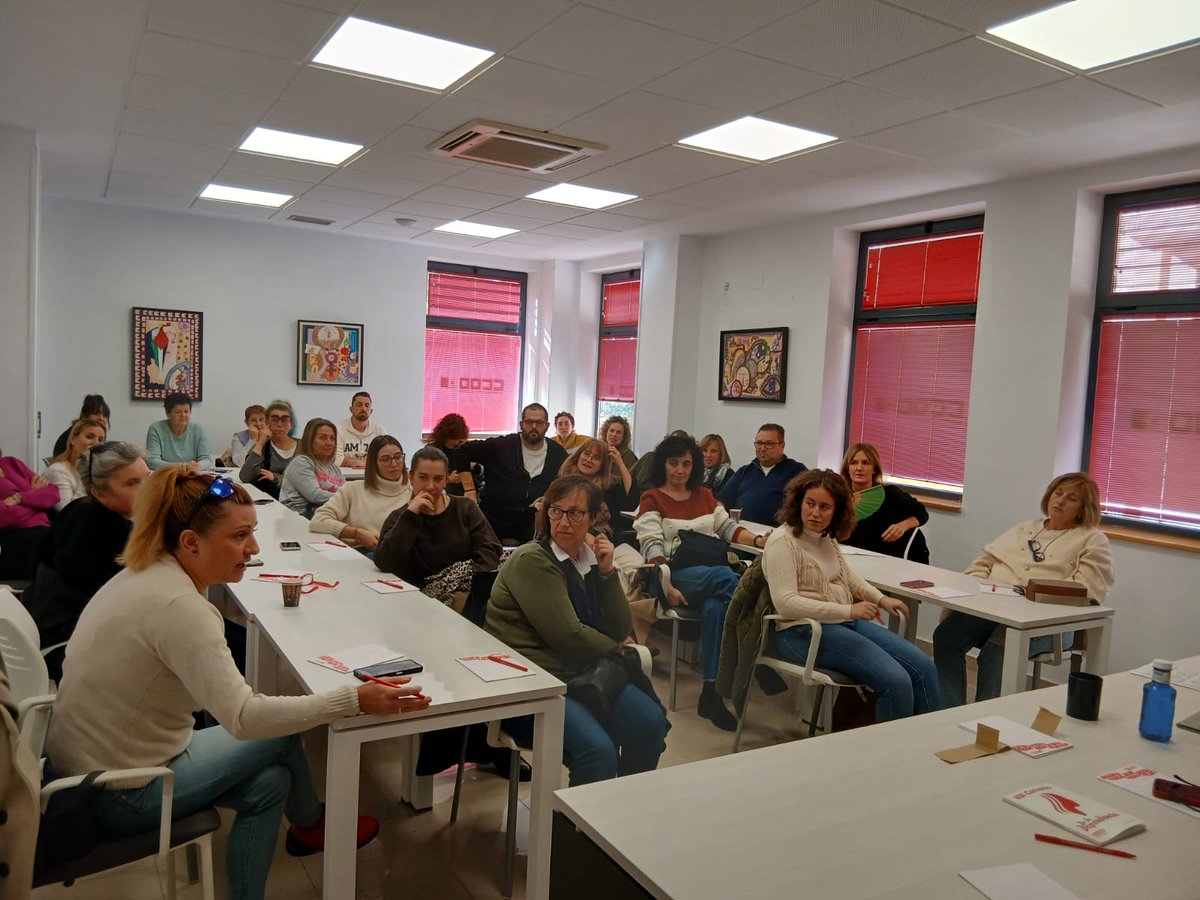 Asamblea de delegadas del Sector de Dependencia de Cuenca. Recogemos propuestas y compartimos reivindicaciones. Un paso más para empezar la negociación del IX Convenio Estatal de la Dependencia <a href="/fssccoo/">FSS-CCOO</a> <a href="/PILARRAMOS2025/">Pilar Ramos</a> <a href="/FSSCCOOCLM/">FSSCCOOCLM</a>
