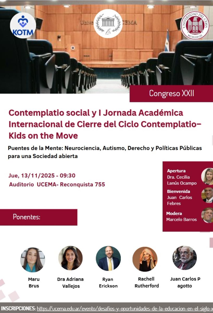 ucema.edu.ar/evento/xxii-co… <a href="/adolfolaborde/">JOHN GALT</a> <a href="/aetchebarne/">Agustín Etchebarne</a> <a href="/BastionUrbano/">Bastion Urbano</a> <a href="/BlancoGerald2/">Blanco Gerald</a> <a href="/carlosgarcia956/">Carlos M. Garcia</a> <a href="/Contemplatio_SF/">Fundación Contemplatio Social</a> <a href="/enriquezjorge/">Jorge R. Enríquez</a> <a href="/gusty_natasha/">#Gusty&Natasha 🇦🇷</a> <a href="/InformatePy1/">InformatePy</a> <a href="/laderechadiario/">La Derecha Diario</a> <a href="/autismo/">Autismo</a> <a href="/AutismoDiario/">AutismoDiario</a>