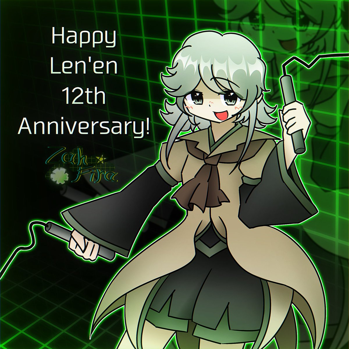 zah_fira14's tweet image. Happy Len&apos;en 12th Anniversary!

#len_en #len_en_project #len_en_art #lenen_12th #yabusamehoulen