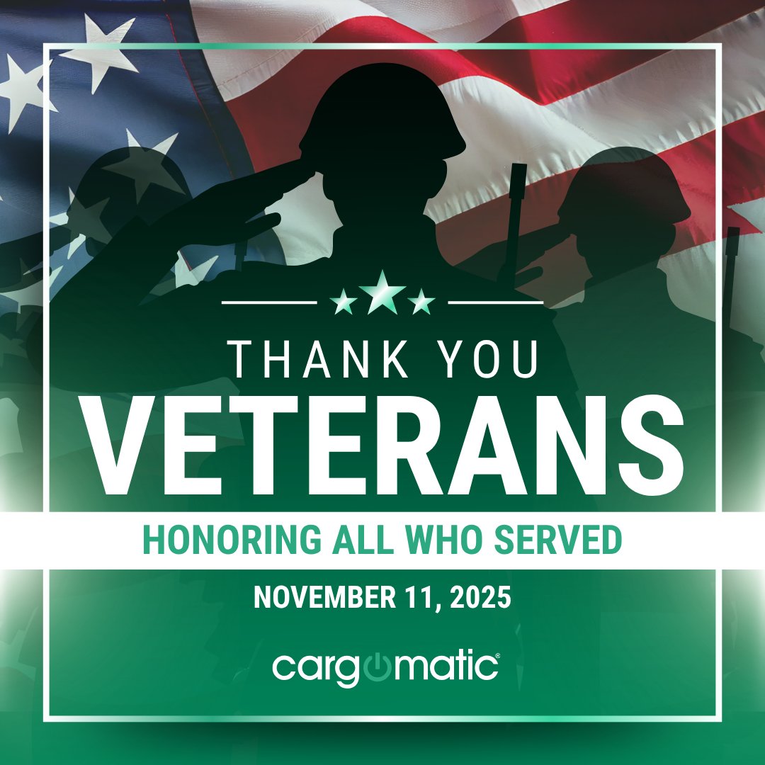 This #VeteransDay, we salute the brave men and women who have defended our nation, including the many veterans who now serve our country from behind the wheel. Your dedication, courage and commitment inspire us every day. #ThankYouVeterans #Cargomatic #WeDeliverMore